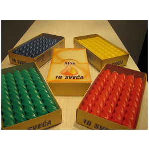 Sveće različitih boja