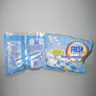 Toilet basket in cellophane